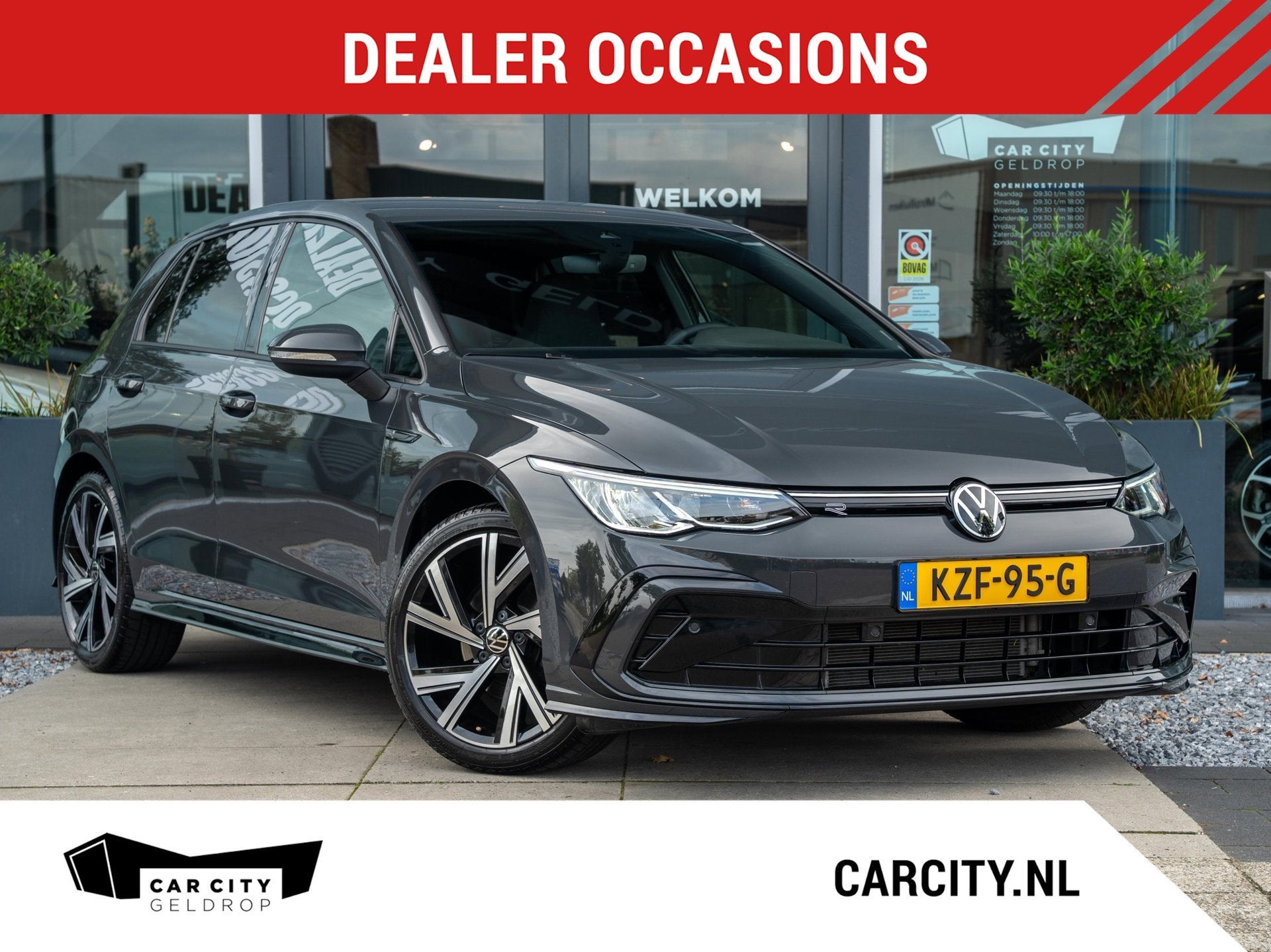 Volkswagen Golf 1.5 eTSI R-Line Automaat | Adaptive Cruise |, Auto's, Dealer onderhouden, Stof, 4 cilinders, Met garantie (alle)