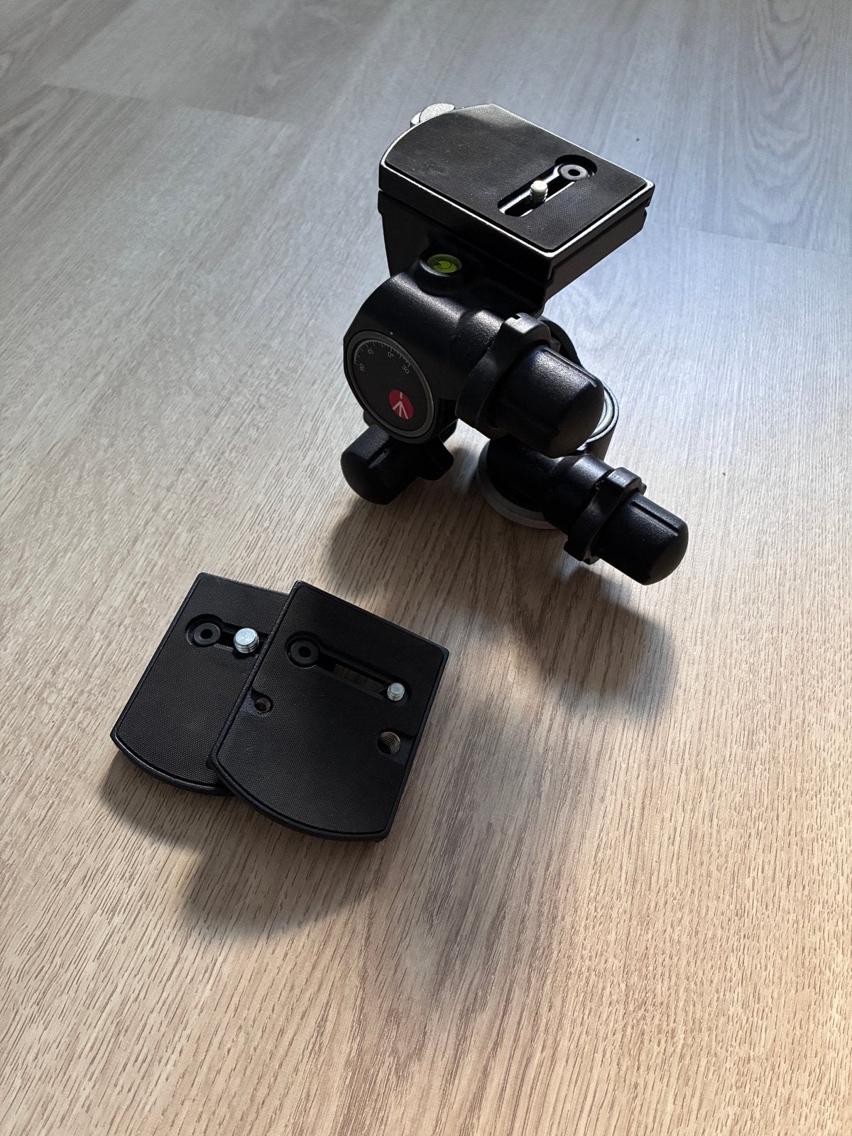 Manfrotto 410 Junior Geared Head Statiefkop, Snelkoppelingsplaat, Ophalen of Verzenden, Manfrotto, Statiefkop