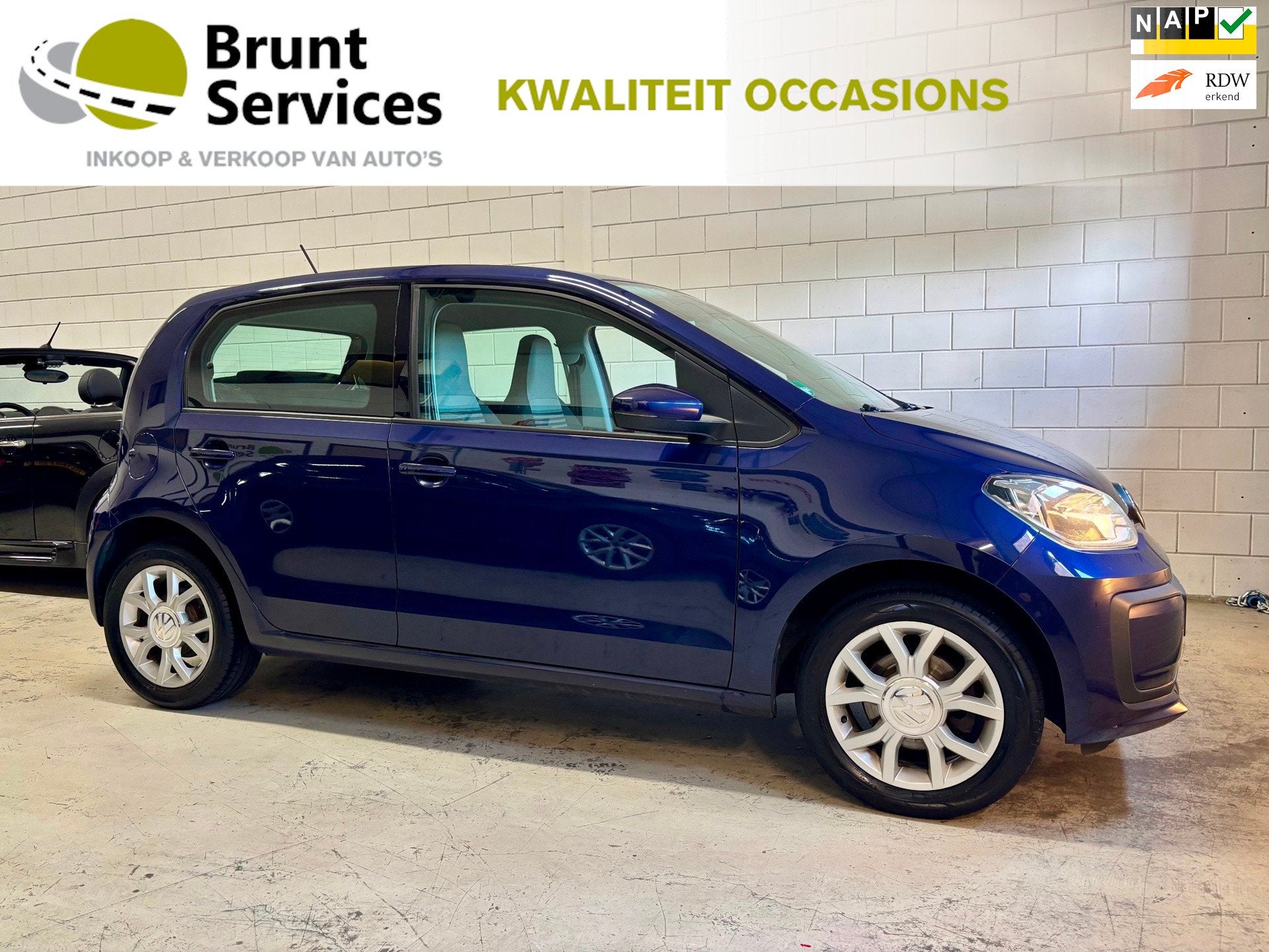 Volkswagen Up! 1.0 BMT move up! Bj.17|Lmv|5-DRS|Airco|Dab !, Stof, Gebruikt, Origineel Nederlands, Handgeschakeld