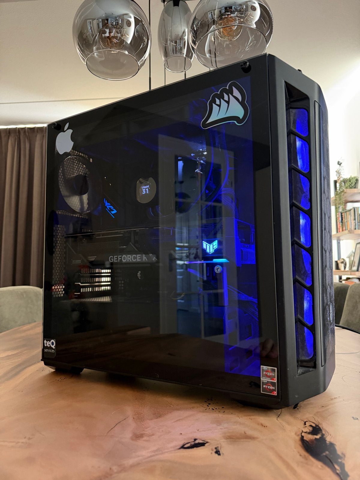 Krachtige Gaming PC met RTX 4080 Super en Ryzen 7, Computers en Software, Ophalen, Zo goed als nieuw, Gaming, SSD