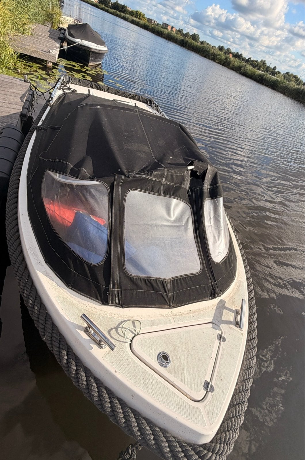 Admiraal 530 bootkap / tentkap beschadigd – bieden!, Ophalen, Gebruikt, Overige typen, Motorboot