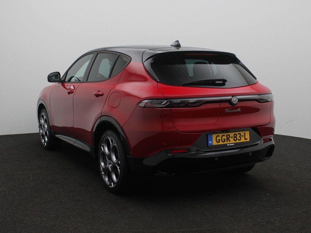 Alfa Romeo Tonale 1.3T PHEV Sprint | Zwart Dak | Camera | Na, Auto's, Alfa Romeo, Automaat, 12 maanden, 4 cilinders, Leder en Stof