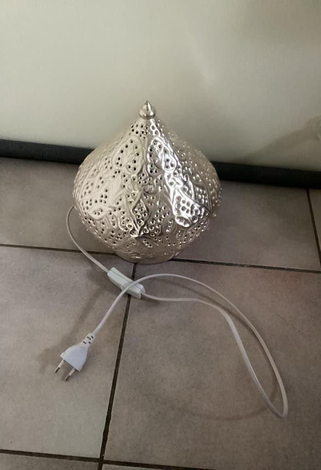 Marrakech tafel lamp, Ophalen of Verzenden, Zo goed als nieuw, Minder dan 50 cm
