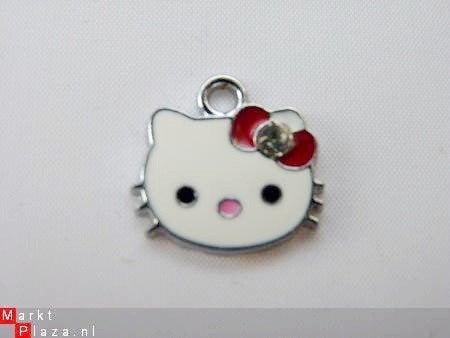 bedel Hello Kitty met strass steentje, Overige merken, Overige materialen, Nieuw, Ophalen of Verzenden