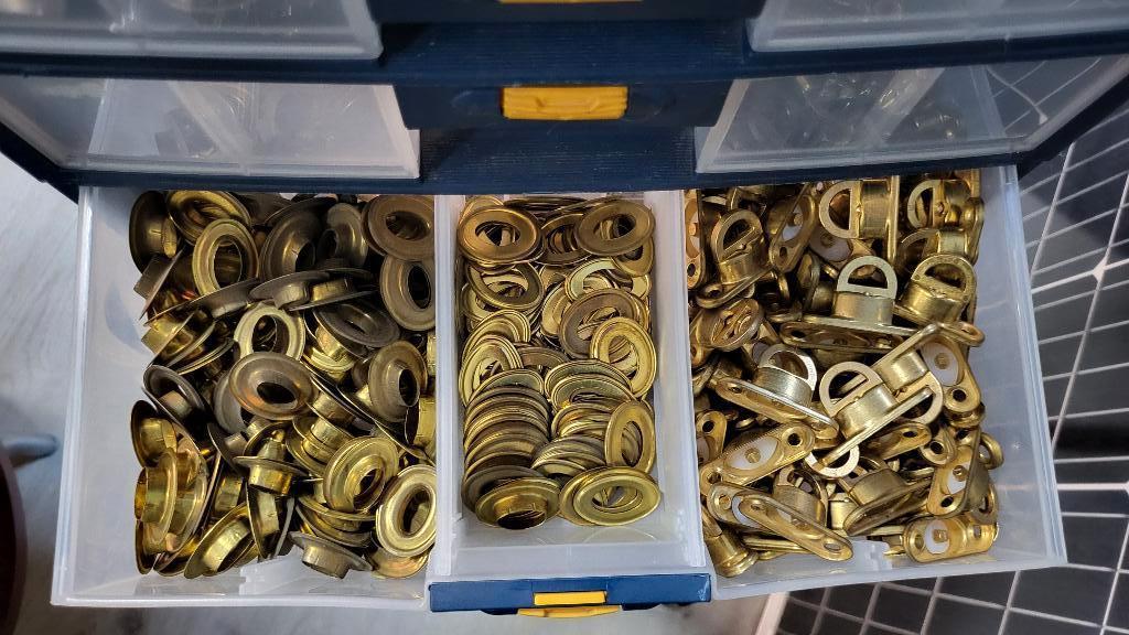 Diverse tourniquets, zeilring, drukknoppen, Ophalen of Verzenden, Nieuw, Toebehoren, Minder dan 15 m²
