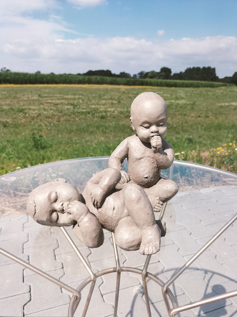 2X Mat Wanders beeldjes van Kunsthandel in Zelhem, Verzamelen, Beelden en Beeldjes, Ophalen of Verzenden, Gebruikt, Mens