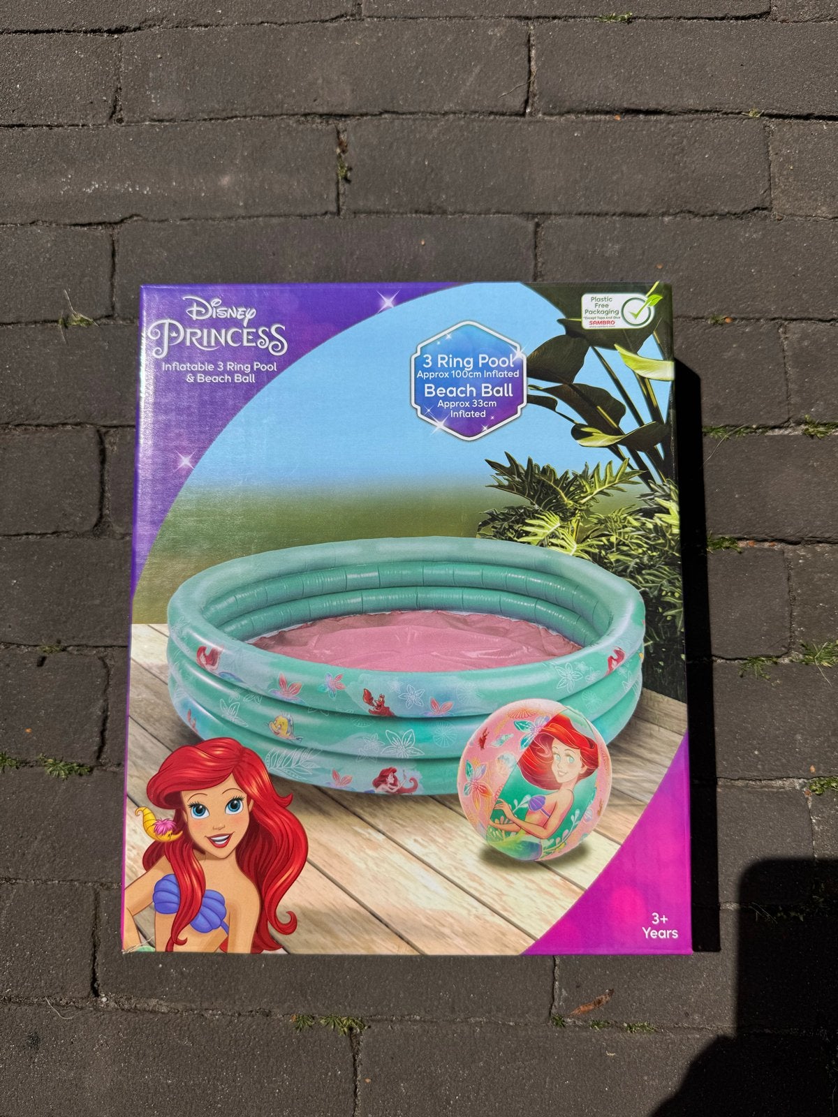 Disney Princess Kinderzwembadje met bal - Zo goed als nieuw, Ophalen of Verzenden, Zo goed als nieuw, Meisje