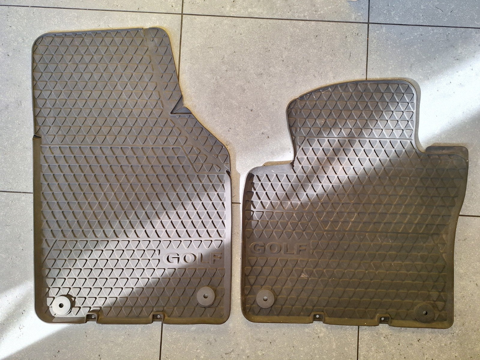 Rubberen automatten Golf, Auto diversen, Automatten, Ophalen of Verzenden, Gebruikt