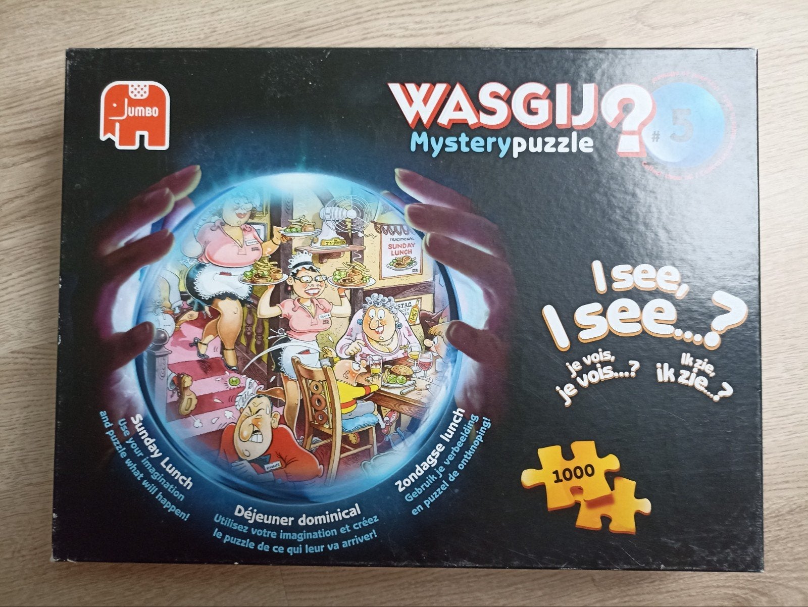 Wasgij Mystery nr 5, Ophalen of Verzenden, 500 t/m 1500 stukjes, Zo goed als nieuw