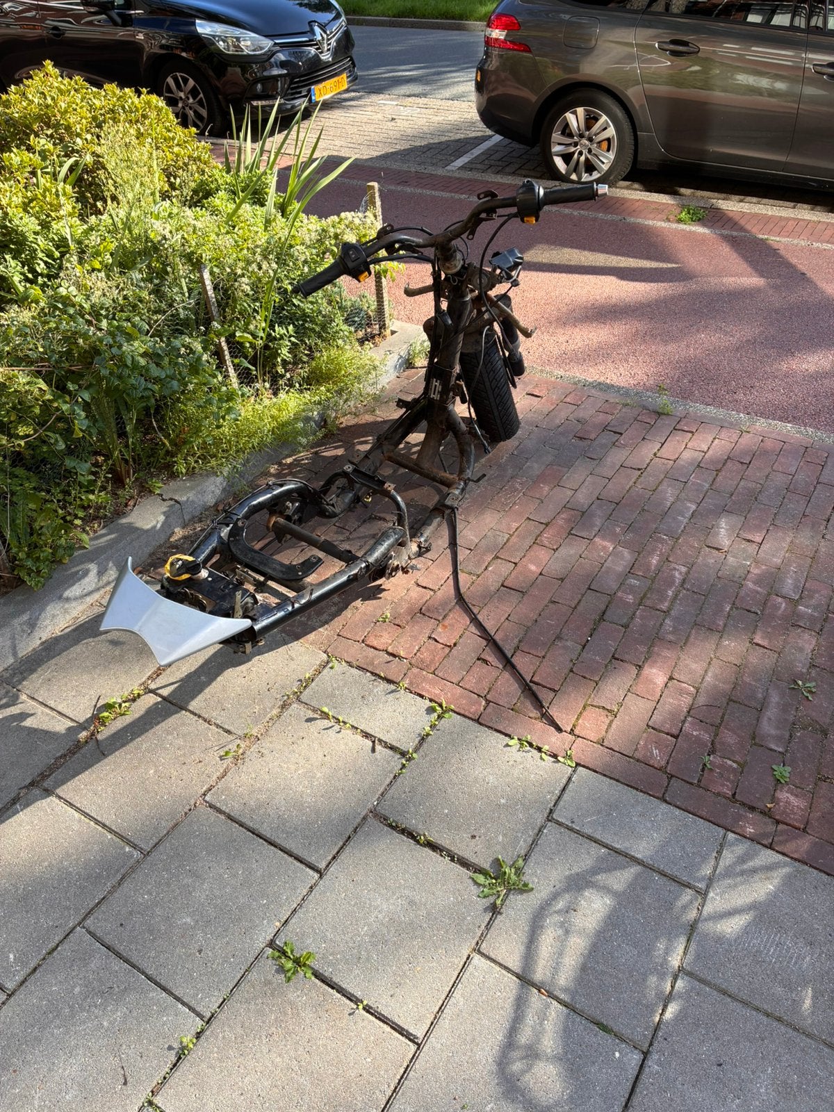 Frame speedfight 3 met papieren en kenteken, Ophalen