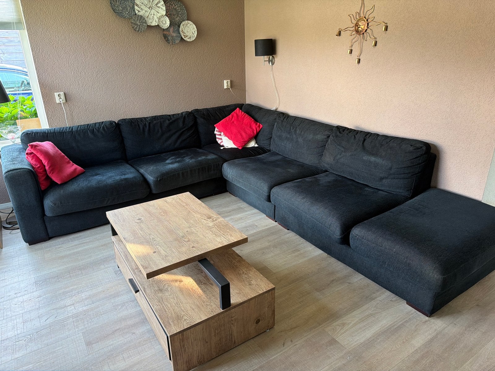 Henders & Hazel hoekbank, Huis en Inrichting, Ophalen, 250 tot 300 cm, Gebruikt, Minder dan 75 cm