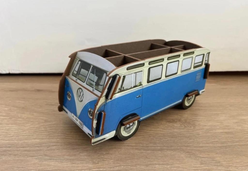 Pennenbakje VW - Volkswagen busje - blauw, Ophalen of Verzenden, Nieuw