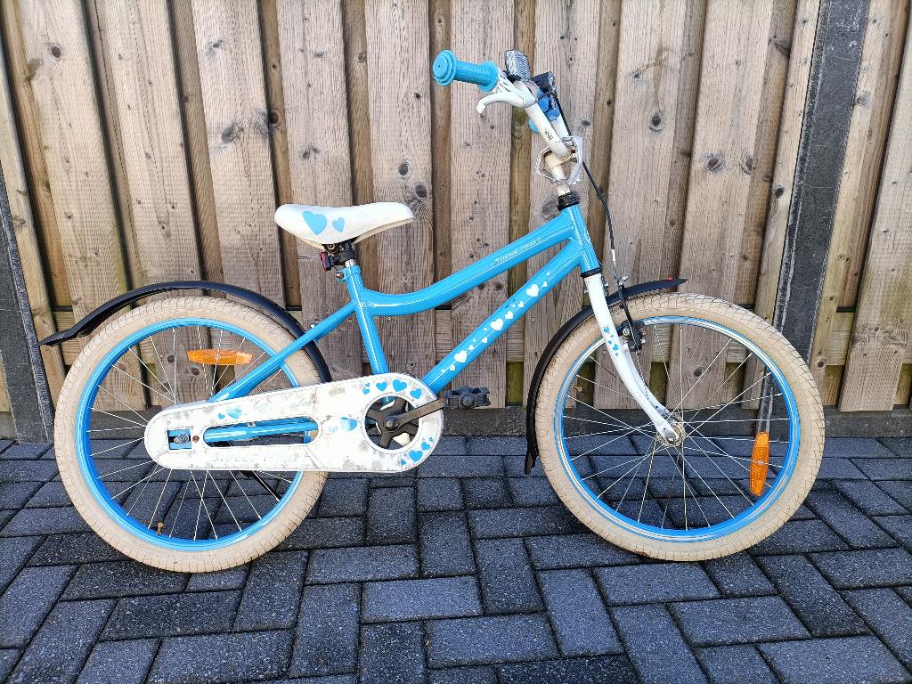 Meisjesfiets - Wielmaat: 20 INCH, Fietsen en Brommers, Ophalen, Gebruikt, Minder dan 16 inch
