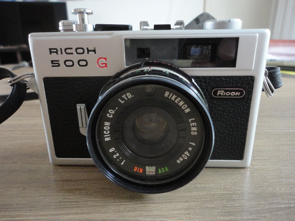 Ricoh 500G compact camera inclusief Agfa 280CB flits, Ophalen of Verzenden, Gebruikt, Compact, Overige Merken