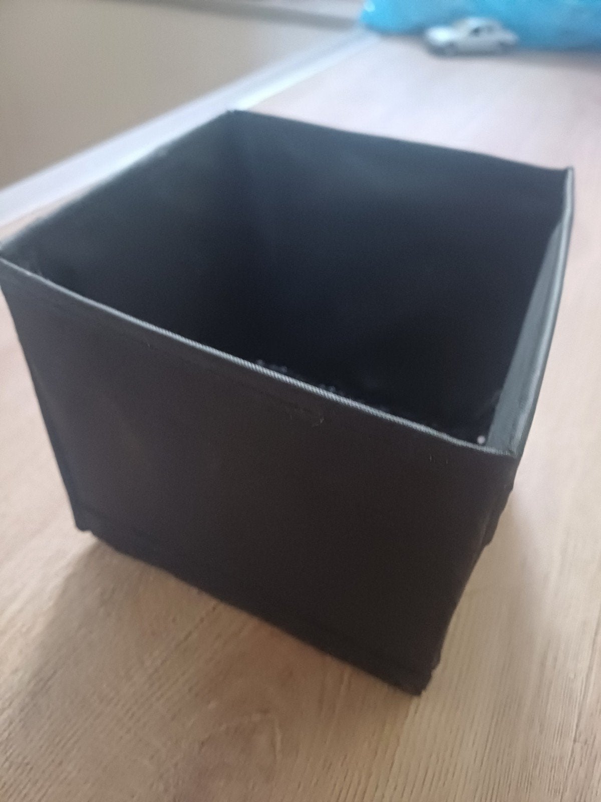 Inklapbare opbergbox, Ophalen of Verzenden, Gebruikt, Zwart, Textiel