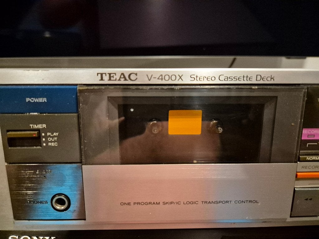 TEAC V-400X Stereo Cassette Deck, Ophalen of Verzenden, Enkel, Overige merken, Tiptoetsen