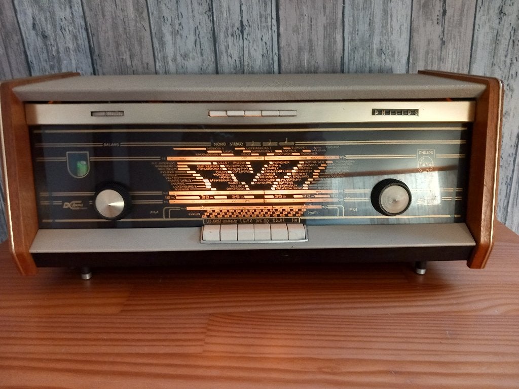 Philips vintage radio, Ophalen, Zo goed als nieuw