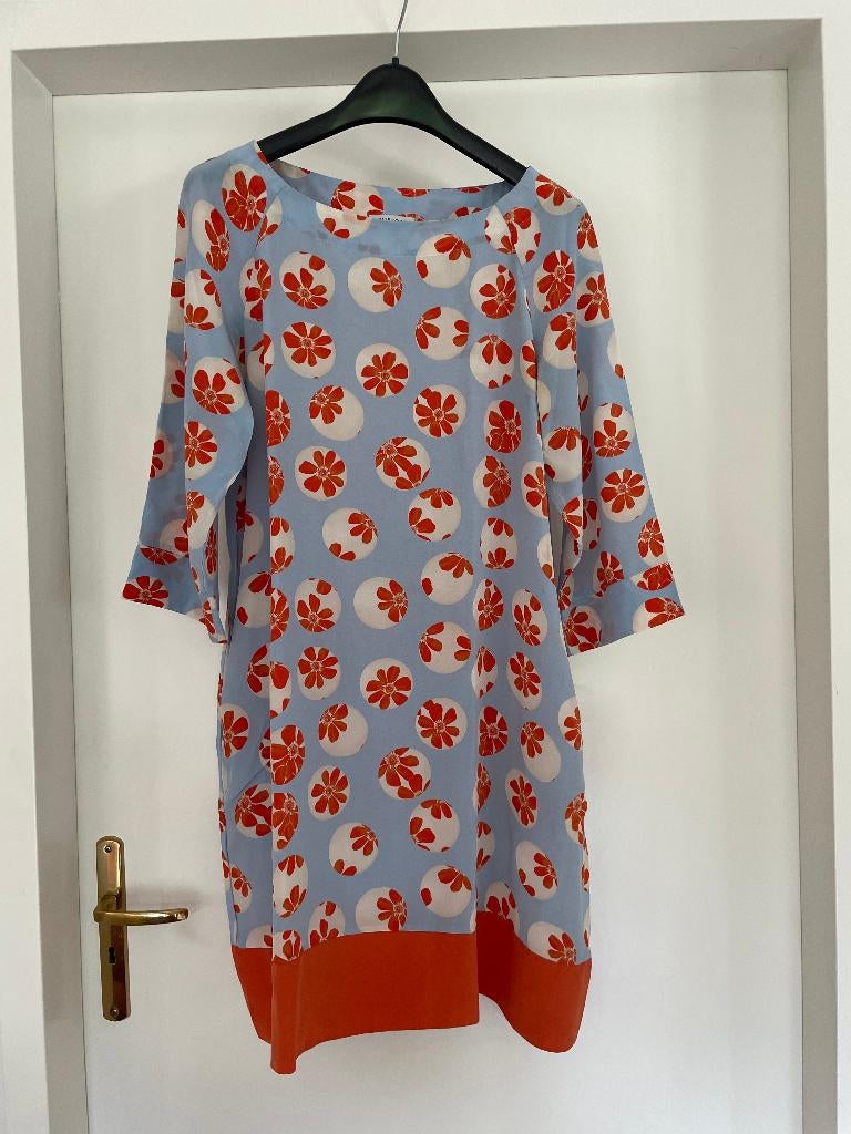 Rosso35: NIEUW 100% zijden jurkje maat M/L (Italiaans 46), Kleding | Dames, Maat 38/40 (M), Rosso35, Overige kleuren, Verzenden