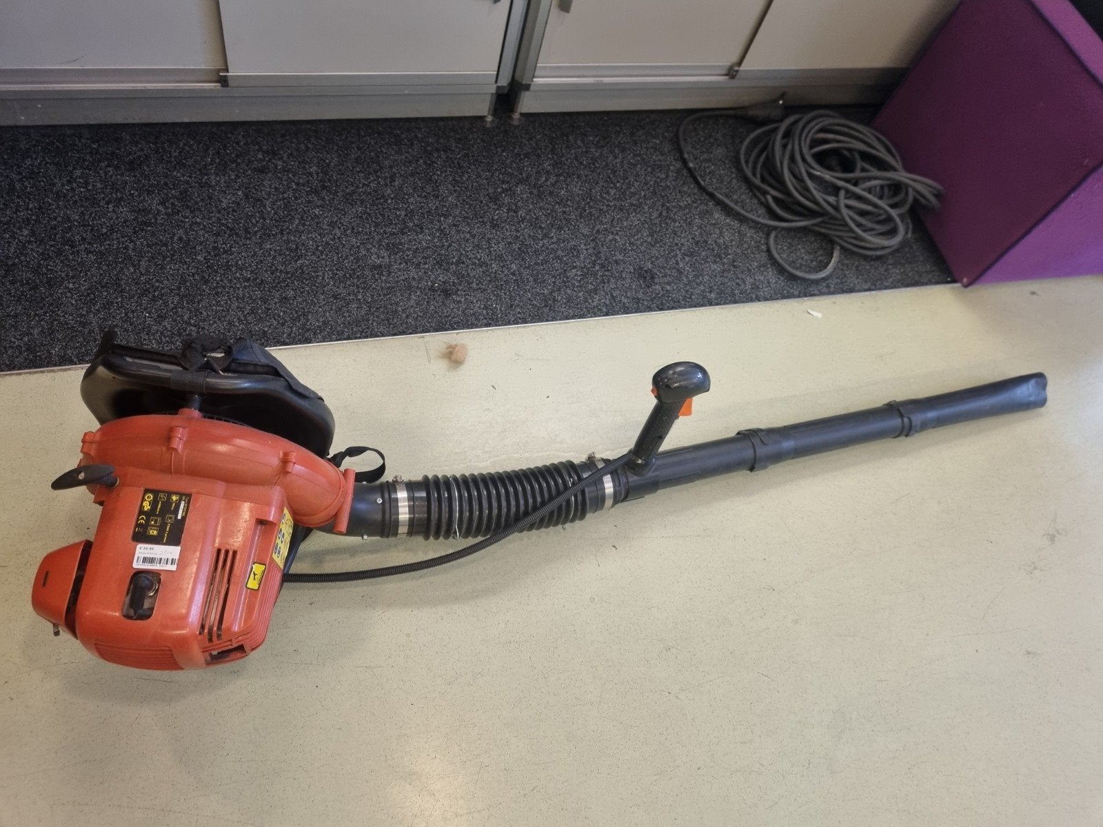 Kibani Bladblazer 30CC Benzine  Ruggedragen, Ophalen, Benzine, Gebruikt, Ruggedragen