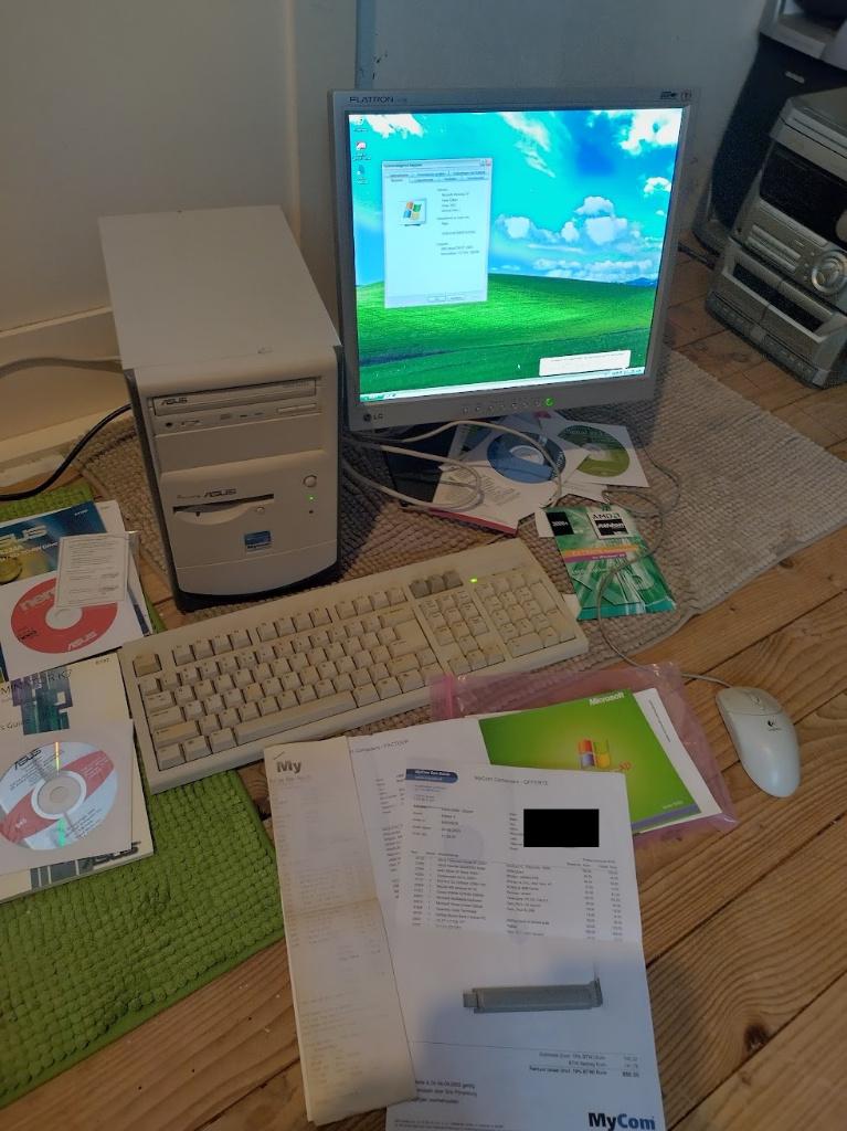 Retro Asus Terminator K7 met Athlon 2000+ (MyCom), Ophalen, Asus