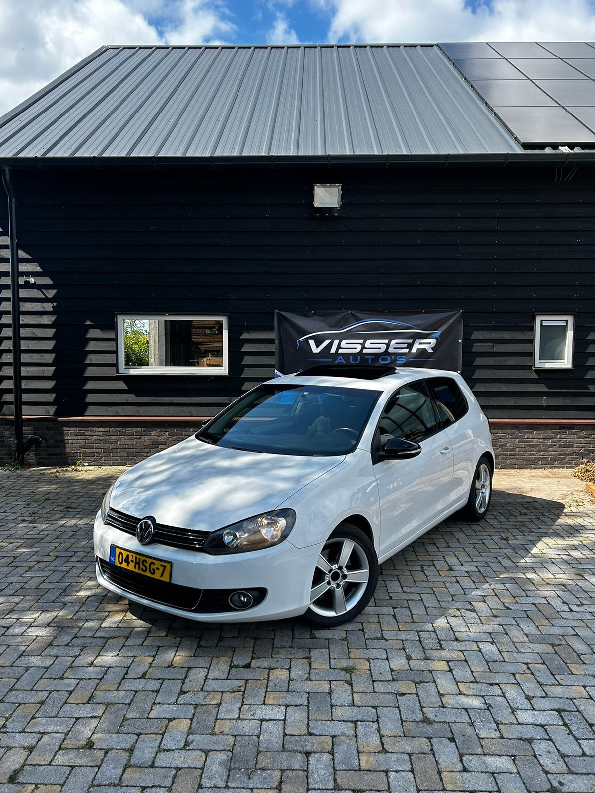 Volkswagen Golf 1.4 TSI 2009 Wit AIRCO, PANORAMA, ALCANTARA., Voorwielaandrijving, Sound system, Zwart, 4 cilinders