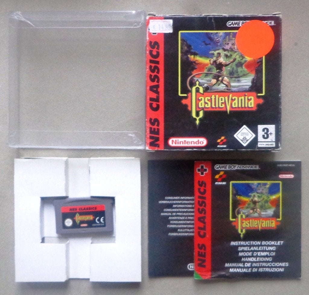 Castlevania NES Classics voor de Gameboy Compleet, Avontuur en Actie, Gebruikt, 1 speler, Ophalen of Verzenden