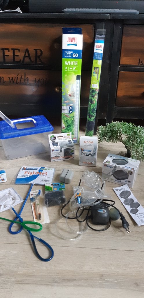 Groot pakket voor aquarium, Ophalen of Verzenden, Zo goed als nieuw, Overige typen, Superfish