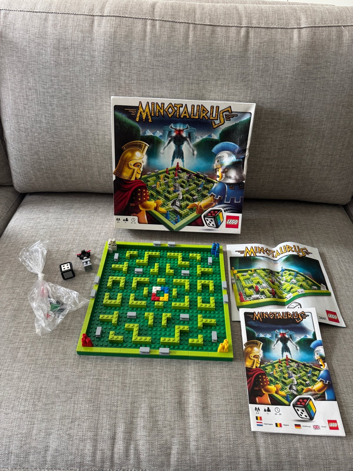 Lego Minotaurus Bordspel 3841 - Compleet en Zo Goed als Nieu, Kinderen en Baby's, Ophalen of Verzenden, Zo goed als nieuw