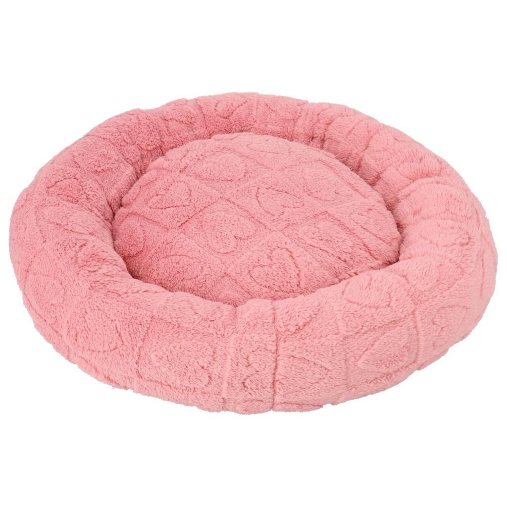 Kattenmand donutmand Harten roze - 60 cm - nu voor € 14,95, Dieren en Toebehoren, Kattenmanden, ., Nieuw, Ophalen of Verzenden