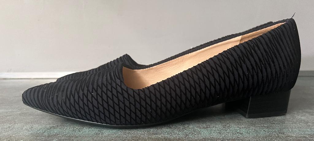 Peter Kaiser. Zwarte loafers. Mt 39 1/2., Peter Kaiser, Schoenen met lage hakken, Zwart, Ophalen of Verzenden