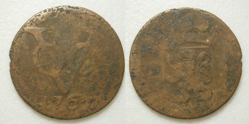 Holland VOC Duit 1767, Ophalen of Verzenden, Vóór koninkrijk, 1 cent, Losse munt