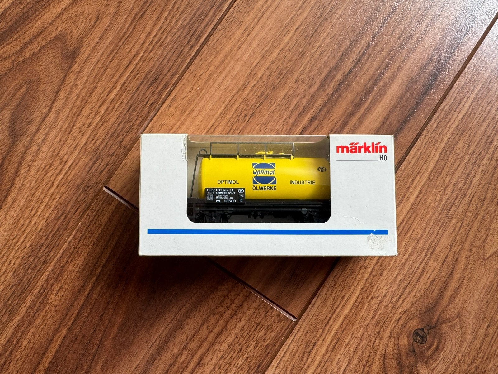 🚂 Marklin 4441.022 Optimol Olwerke van de NMBS, Hobby en Vrije tijd, Modeltreinen | H0, Wisselstroom, Wagon, Ophalen of Verzenden