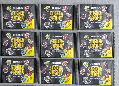 Jumbo Jacht stickers ( 8 zakjes Jachtstickers + The GOAT), Verzamelen, Jumbo, Ophalen of Verzenden