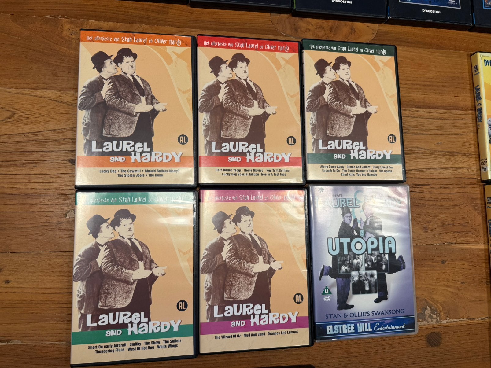 Stan Laurel en Oliver Hardy films, Tommy Cooper, Het Heelal, Ophalen of Verzenden, Zo goed als nieuw, Boxset