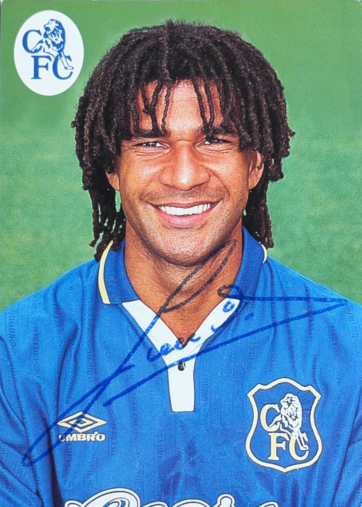 Spelerskaart Ruud Gullit - Chelsea FC, Ophalen of Verzenden, Zo goed als nieuw, PSV, Spelerskaart