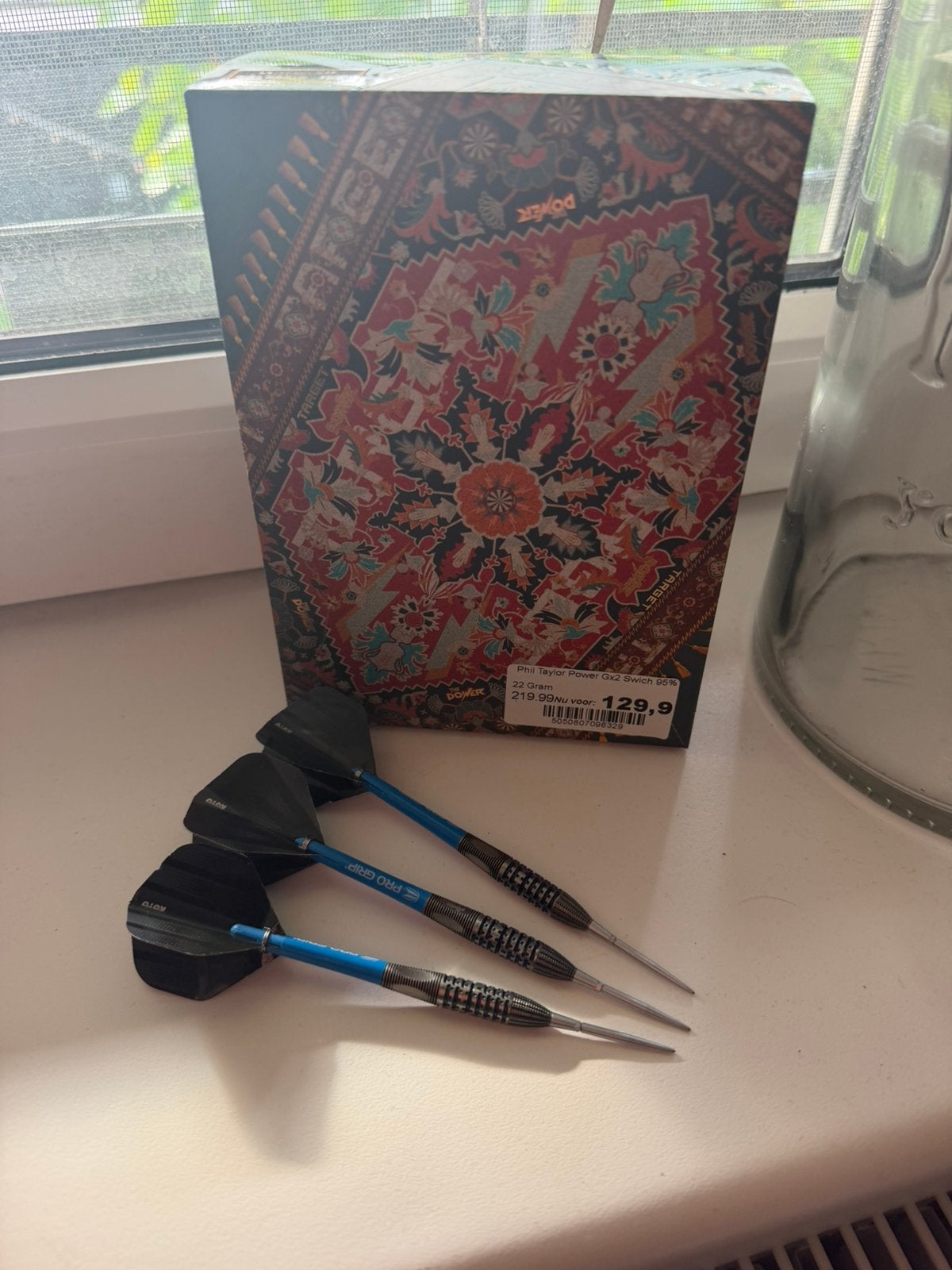 Phill Taylor darts, Ophalen of Verzenden, Zo goed als nieuw, Pijlen