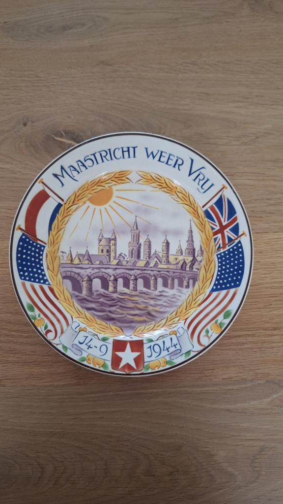 Herdenkingsbord bevrijding Maastricht, Ophalen of Verzenden