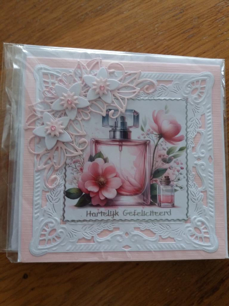 Hartelijk Gefeliciteerd kaartje no. 2236, Ophalen of Verzenden, Nieuw, Fantasie