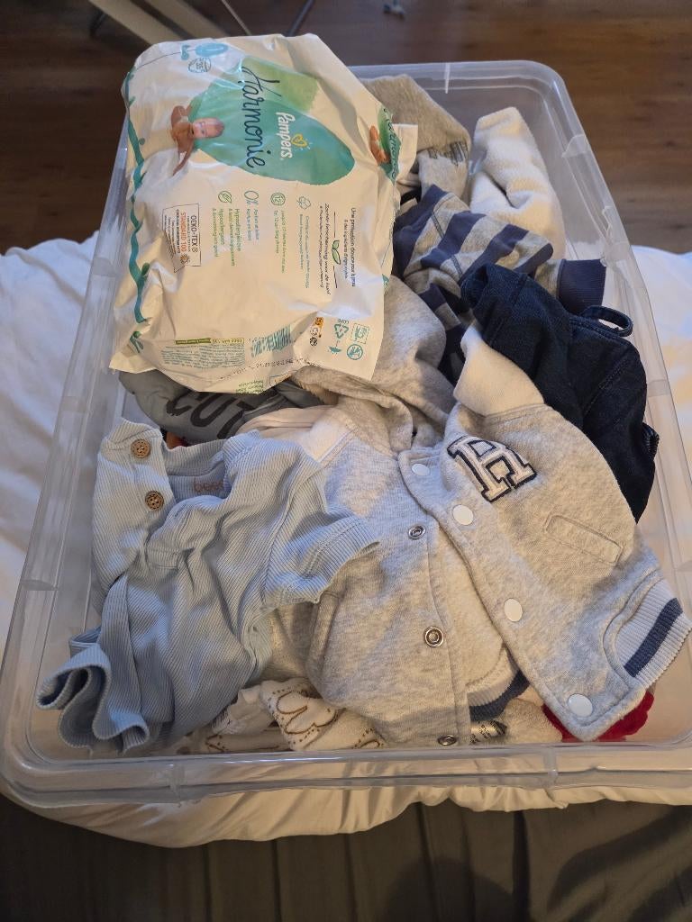 Babykleding maat 50/56 voor een jongen, Ophalen, Zo goed als nieuw, Maat 50