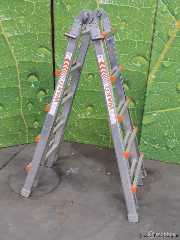 Online Veiling: Wakü Telescopische ladder 102, Doe-het-zelf en Verbouw