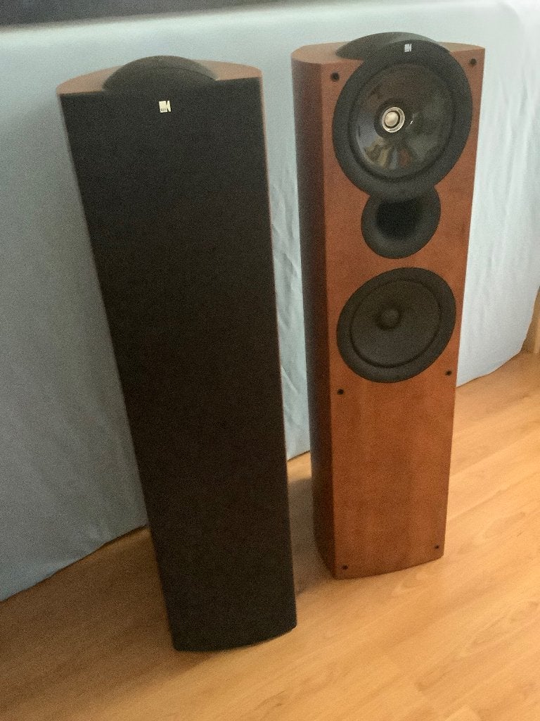 Set luidsprekers Kef Q5, Audio, Tv en Foto, Ophalen, Gebruikt, Vloerstaande luidspreker, KEF
