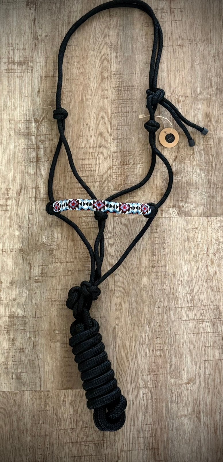 NIEUW touwhalster + leadrope western JHT Stables, Nieuw, Ophalen of Verzenden, Zwart, Full