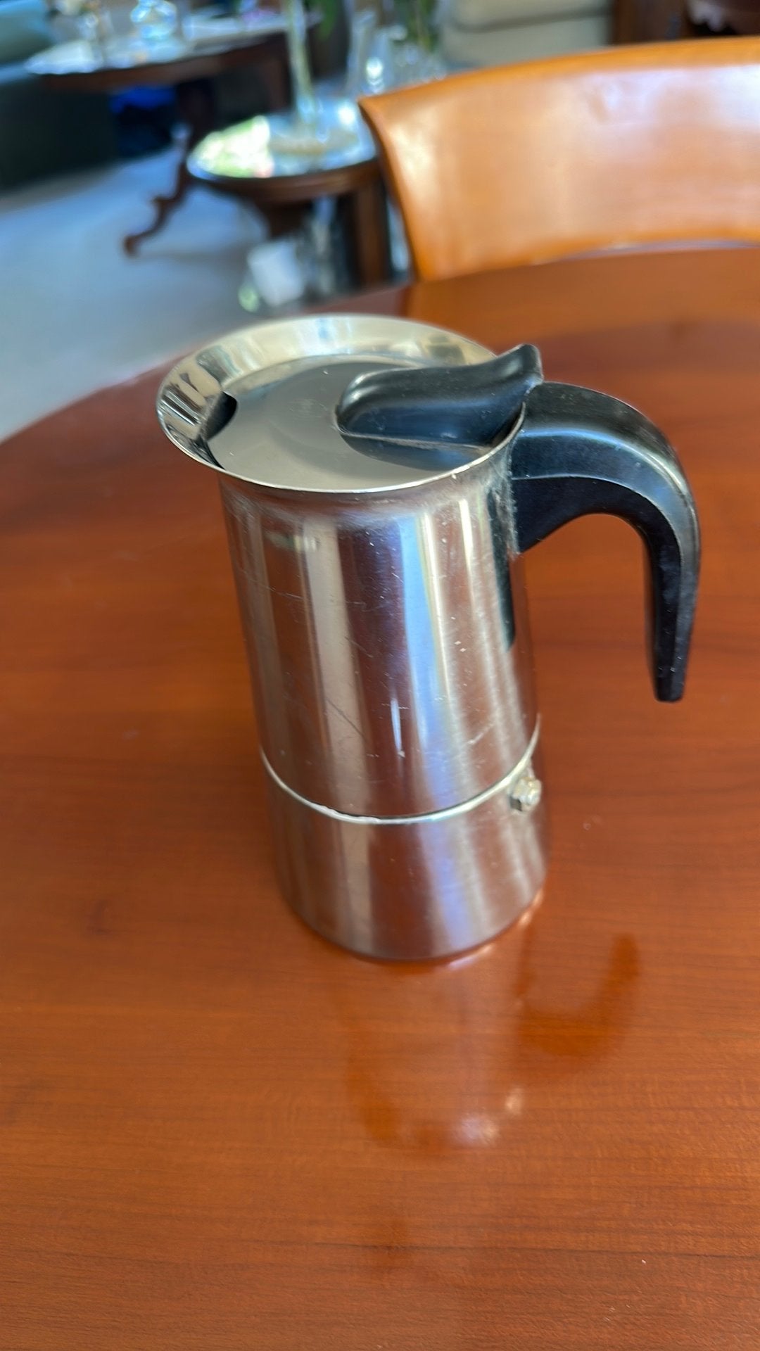 Vintage percolator koffie set potje., Ophalen, Zo goed als nieuw, Douwe Egberts, Koffiekan