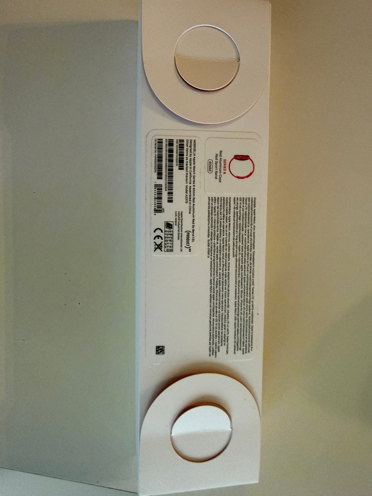 Apple Watch series 6 40mm rood, Sieraden, Tassen en Uiterlijk, Smartwatches, IOS, Ophalen of Verzenden, Zo goed als nieuw, Waterdicht