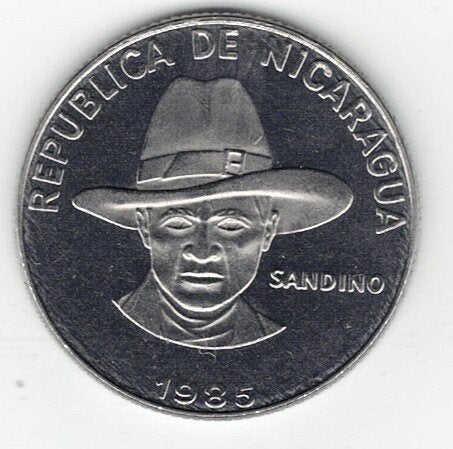 26-1116 Nicaragua 50 centavos 1985, Ophalen of Verzenden, Midden-Amerika, Losse munt