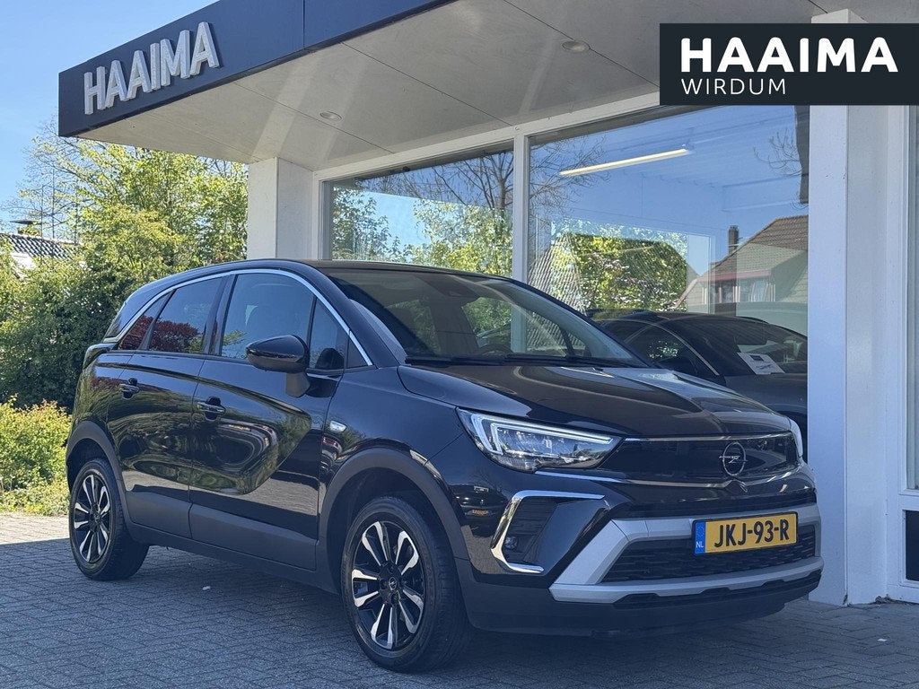 Opel Crossland 1.2T Automaat Elegance | AGR Comfortstoel | A, Auto's, Opel, Gebruikt, 1199 cc, Zwart, 600 kg