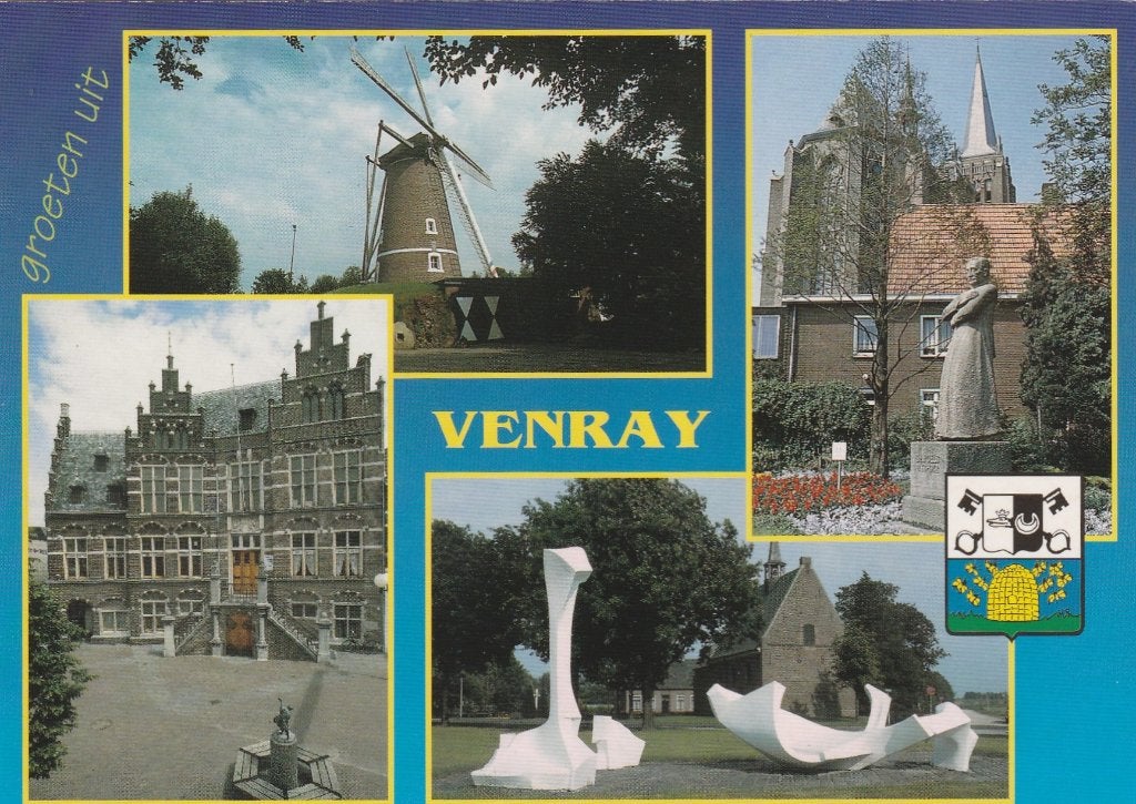 VENRAY Raadhuis Molen Monument Kunst, Verzenden, 1980 tot heden, Ongelopen, Limburg