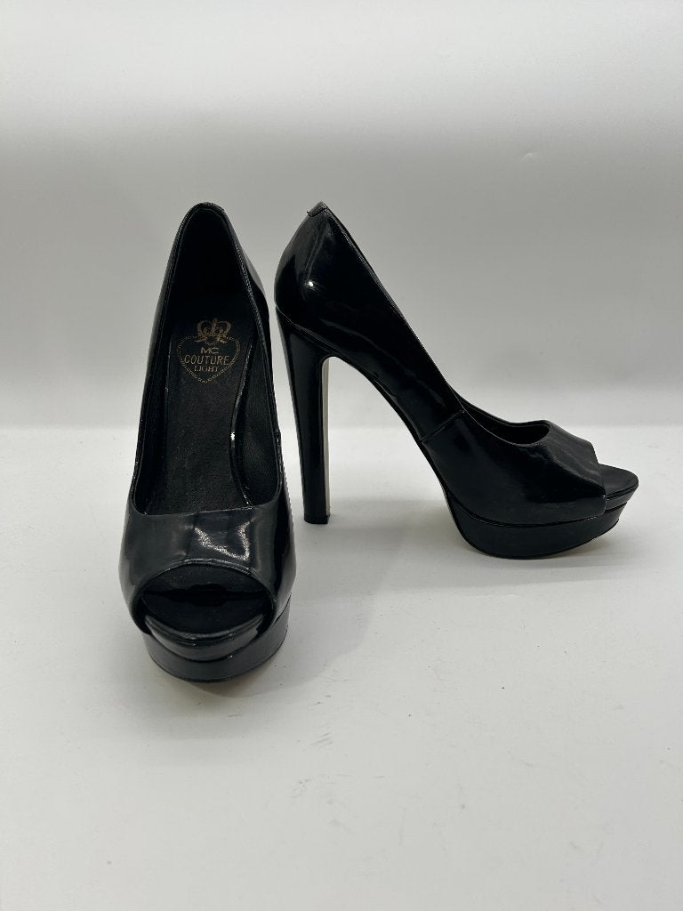 Monique Collignon Couture, mt 39 Luxury zwart lakleren pumps, Verzenden, Zwart, Zo goed als nieuw, Schoenen met hoge hakken