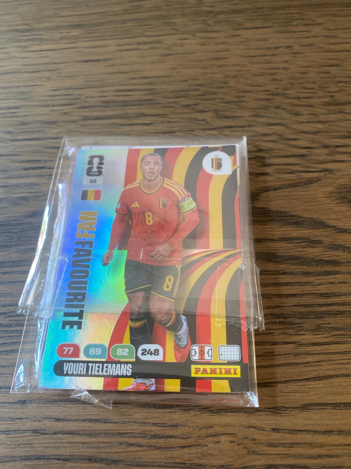 Panini FIFA World Cup 2026 Youri Tielemans kaart, Verzenden, Nieuw, Buitenlandse clubs, Spelerskaart
