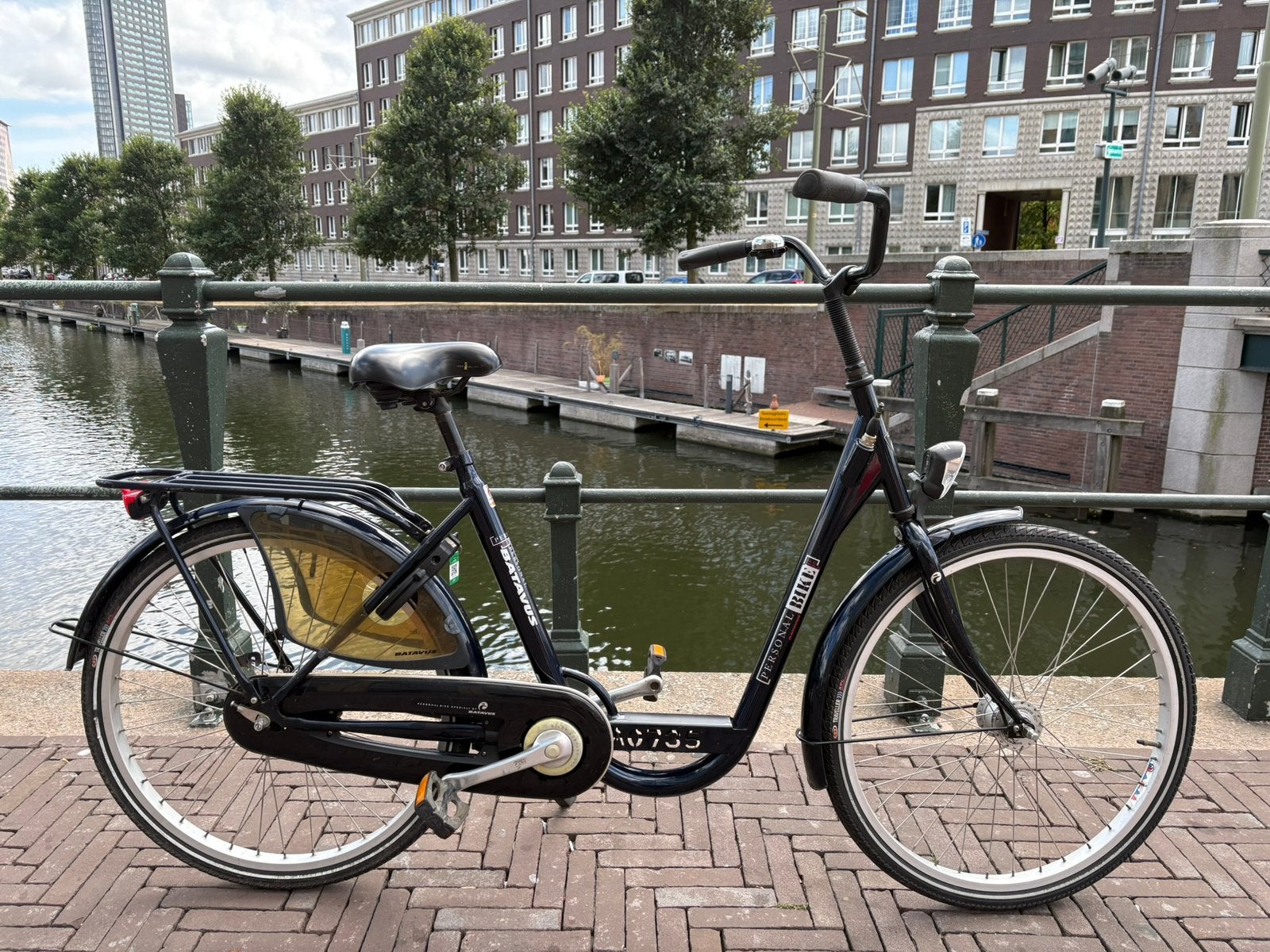 Mooie stevige blauwe Batavus Personal Bike, framemaat 49 cm, Ophalen, Terugtraprem, (Extra) lage instap, 47 tot 50 cm